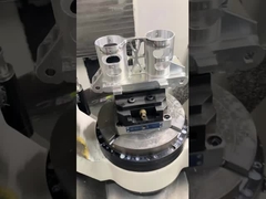 Niebieskie aluminiowe szczęki imadłowe Ręczne uchwyty tokarskie Cnc do lekkiego cięcia