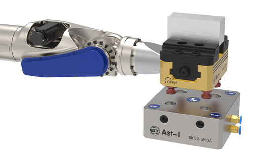 Paleta mocująca z pneumatycznym punktem zerowym z twardej stali 0,005 mm 4,0 kg