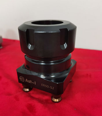 Hartowana stalowa kompaktowa oprawka zaciskowa typu E-R do frezowania i mocowania części o okrągłej średnicy z dostępną komercyjnie tuleją zaciskową ER50-52